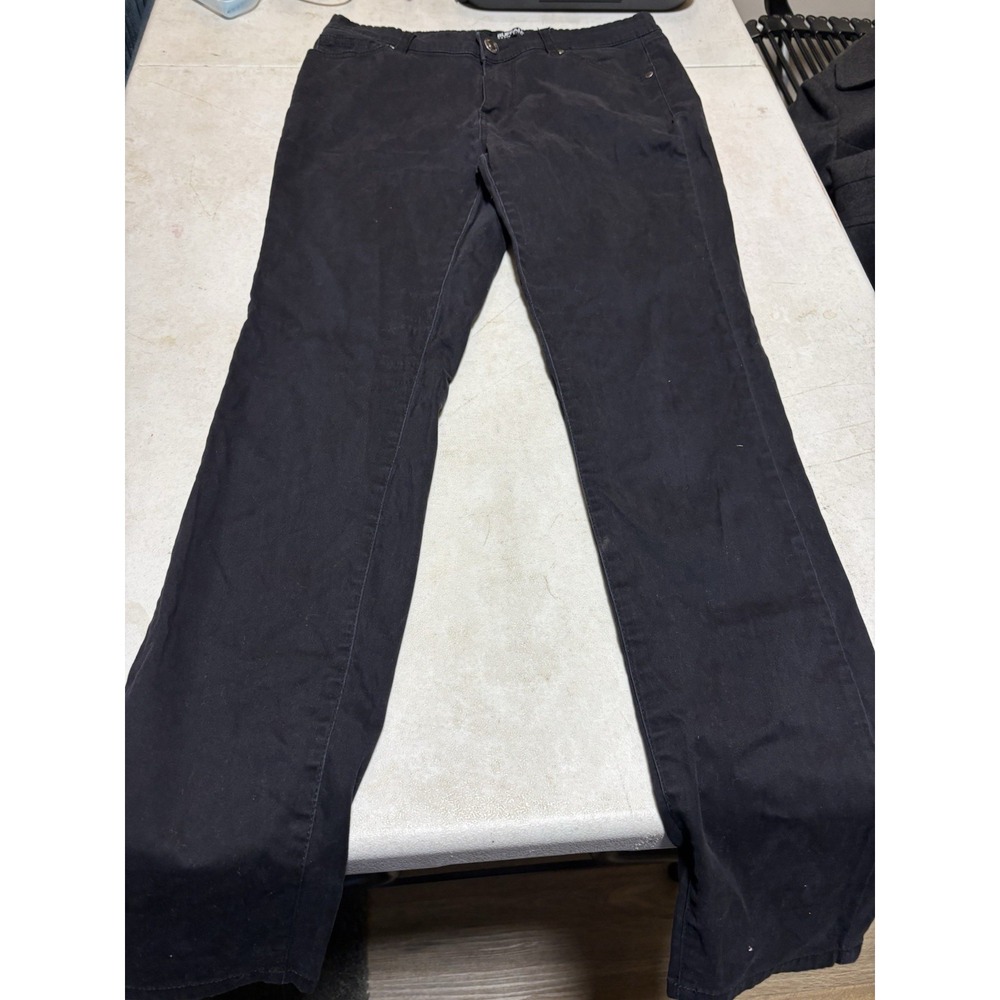 Buffalo David Bitton Jeans, Womens 6 X 28 Black Daily Mid Rise Stretch Skinny